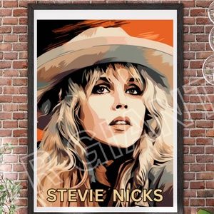 Stevie Nicks Poster 11x17 Wall Art Rock Legend Wall Ar